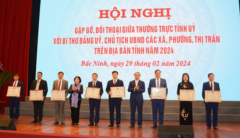 Bắc Ninh: Thường trực Tỉnh ủy đối thoại với lãnh đạo cấp xã, phường, thị trấn